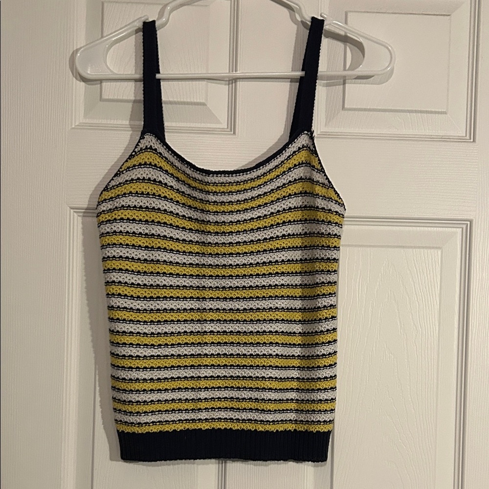 Striped Knit Tank Top